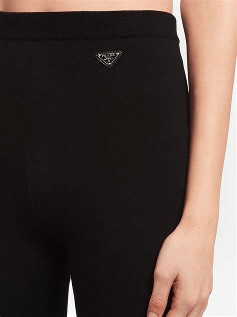 prada logo leggings